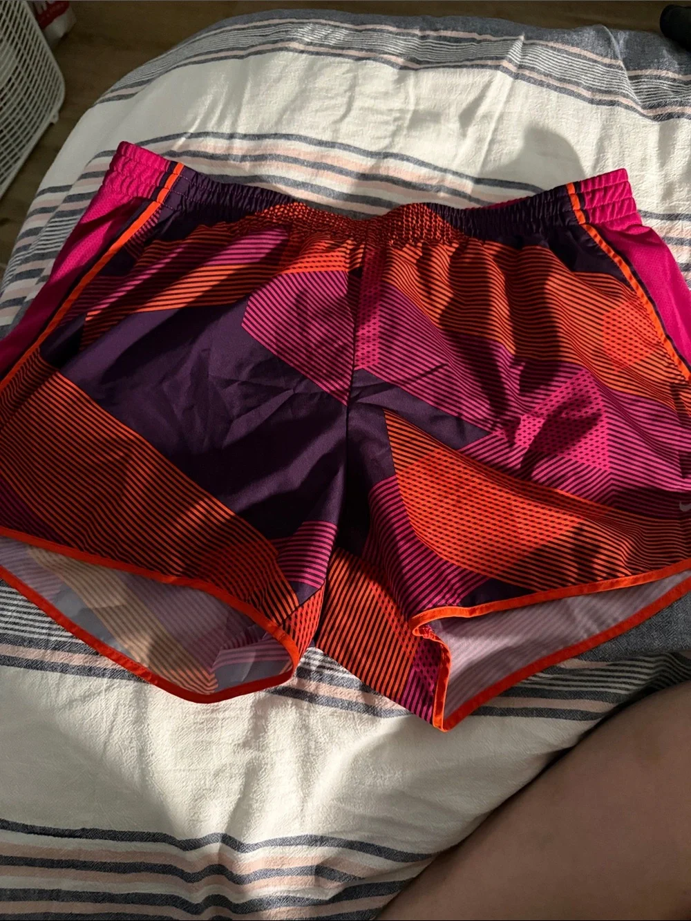 Nike Women’s Purple, Pink & Orange Running Shorts